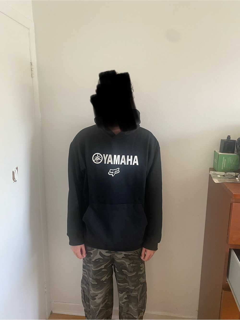 Fox racing X yamaha Black hoodie XL